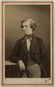 Porträt des Komponisten Hector Berlioz 1803-1869, ca. 1860