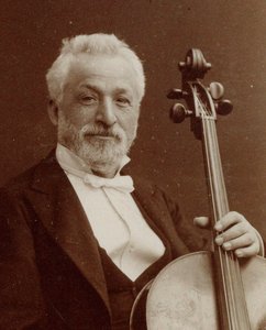 Porträt des Komponisten und Cellisten Gaetano Braga 1829-1907, ca. 1875 von Photo studio Nadar.