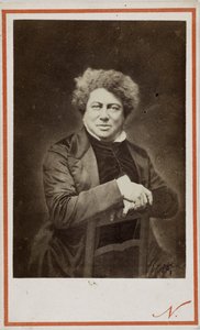 Der Autor Alexandre Dumas père 1802-1870 von Photo studio Nadar.