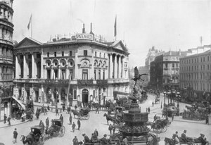 Piccadilly Circus, Westminster, London, ca. 1910-1911 von Photochrom Co Ltd of London