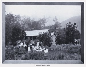 Das Haus eines Siedlers in Queensland von Photographer Australian