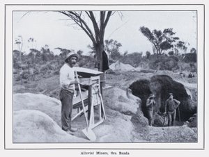 Alluvial-Bergleute, Ora Banda von Photographer Australian