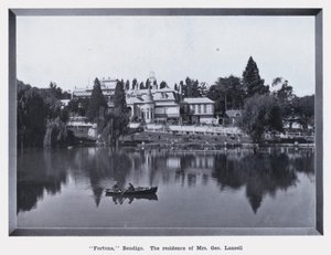 "Fortuna," Bendigo, die Residenz von Mrs. George Lansell (s/w Foto)