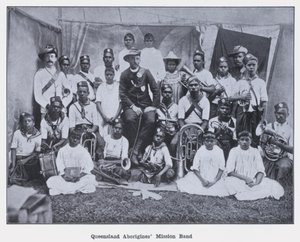 Missionsband der Aborigines von Queensland von Photographer Australian