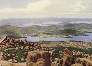 Tasmanien: Panorama vom Pinnacle