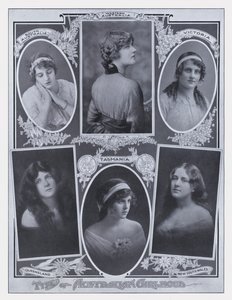 Typen der australischen Mädchenjugend (s/w Foto) von Photographer Australian