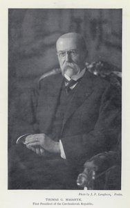 Tschechoslowakei: Thomas G. Masaryk, erster Präsident der Tschechoslowakischen Republik von Photographer Czech