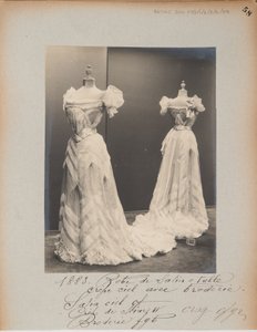 Albumseite: House of Worth, Ballkleid