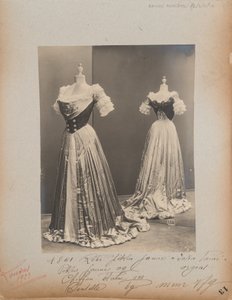 Albumseite: House of Worth, Ballkleid