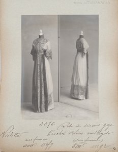 Albumseite: House of Worth, Abendkleid