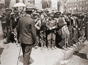 Arbeiterdemonstration, Paris, ca. 1900