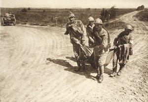 Eine Szene an der Front nördlich von Focsani