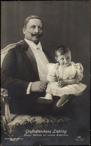 Großvaters Liebling, Kaiser Wilhelm mit Enkelin