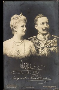 Kaiser Wilhelm II, Auguste Viktoria, Liersch 1250 von Photographer German