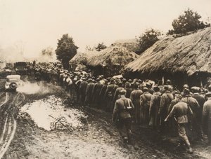 Russische Gefangene in der Nähe von Kiew