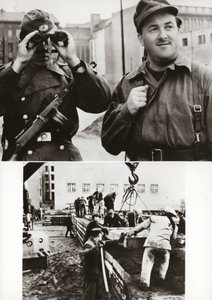 Seit dem 13. August 1961 wird die Staatsgrenze der Deutschen Demokratischen Republik zu West-Berlin zuverlässig von der Nationalen Volksarmee geschützt .... von Photographer German