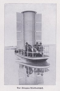 Struzyna, windbetriebenes Boot mit einem Flettner-Rotor von Photographer German