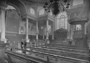 Kirche St. Stephan, Walbrook, City of London, ca. 1890-1911 von Pictorial Agency