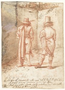 Porträts von Pier Francesco Mola und Niccolò Simonelli von Pier Francesco Mola