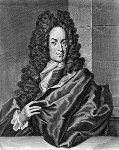 Porträt von Georg Ernst Stahl (1659-1734), deutscher Arzt und Chemiker, Gravur aus Opusculum chimico-physico-medicum, Halae Magdeburgicae von Blaise Nicolas Le Sueur