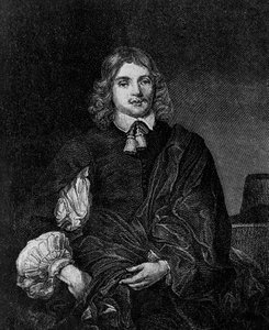 Porträt von Lucius Cary, 2. Viscount Falkland (ca. 1610-1643), englischer Autor, Politiker und Soldat, der von 1642 bis 1643 Staatssekretär war, Gravur von Blaise Nicolas Le Sueur