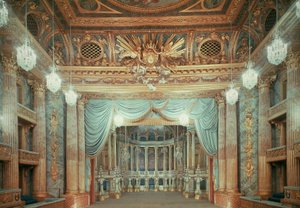 Königliches Operntheater, Schloss Versailles, Frankreich von Blaise Nicolas Le Sueur
