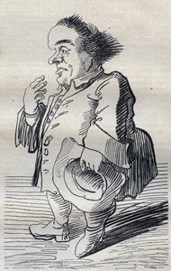 Ein tiefer Denker - Karikatur von Pier Leone Ghezzi (1674-1755) - 1740