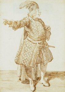 Porträt des Kastraten Gaetano Caffarelli, ca. 1735