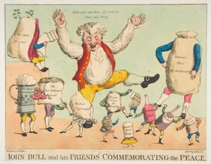 John Bull und seine Freunde feiern den Frieden von Piercy Roberts