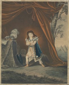 Richard III in seinem Zelt - "Richard III", Akt V, Szene III von Piercy Roberts