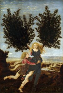 Apollo und Daphne von Piero del Pollaiolo