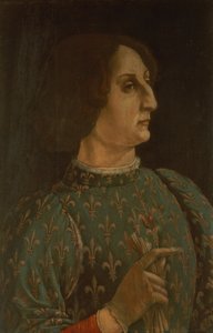 Porträt von Galeazzo Mario Sforza (1444-76) ca. 1471