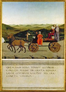 Allegorischer Triumph der Battista Sforza