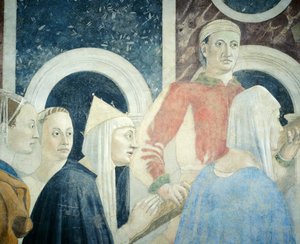Detail aus der Legende vom Wahren Kreuz: Entdeckung und Verifizierung des Wahren Kreuzes