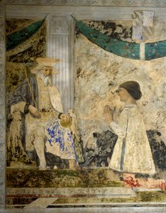 Porträt von Sigismondo Pandolfo Malatesta im Gebet vor San Sigismondo