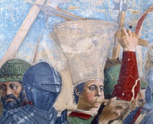 Die Legende vom Wahren Kreuz, die Schlacht von Heraklius und Chosroes (Detail)
