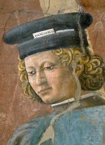Die Legende vom Wahren Kreuz, die Folterung des Juden (Detail) von Piero della Francesca
