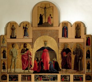 Detail des Altars der Barmherzigkeit von Piero della Francesca