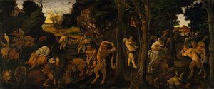 Eine Jagdszene, ca. 1494-1500 von Piero di Cosimo