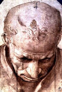 Kopf eines älteren Mannes von Piero di Cosimo