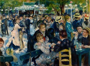 Tanz im Moulin de la Galette von Pierre-Auguste Renoir
