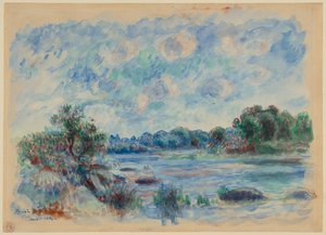 Landschaft bei Pont-Aven von Pierre-Auguste Renoir