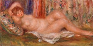 Liegende nackte Frau