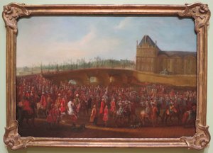 Die Zeremonialprozession von Mehemet Effendi, Botschafter des Osmanischen Reiches von Pierre Denis Martin