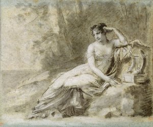 Studie für ein Porträt der Kaiserin Joséphine