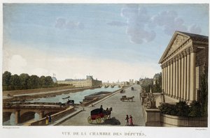 Ansicht der Kammer der Abgeordneten - Paris von Courvoisier von Pierre (after) Courvoisier