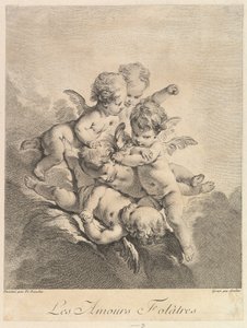 Kinder spielen von Pierre Alexandre Aveline