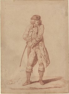 Herr mit Reitgerte von Pierre Alexandre Wille