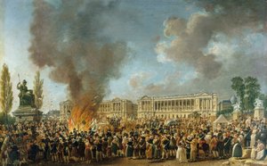 Das Fest der Einheit und Unteilbarkeit am 10. August 1793