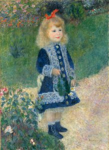 Mädchen mit Gießkanne
